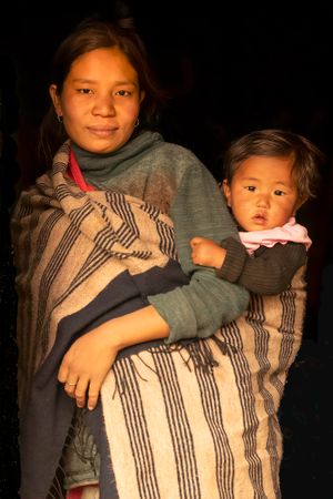 Tang Mother and son