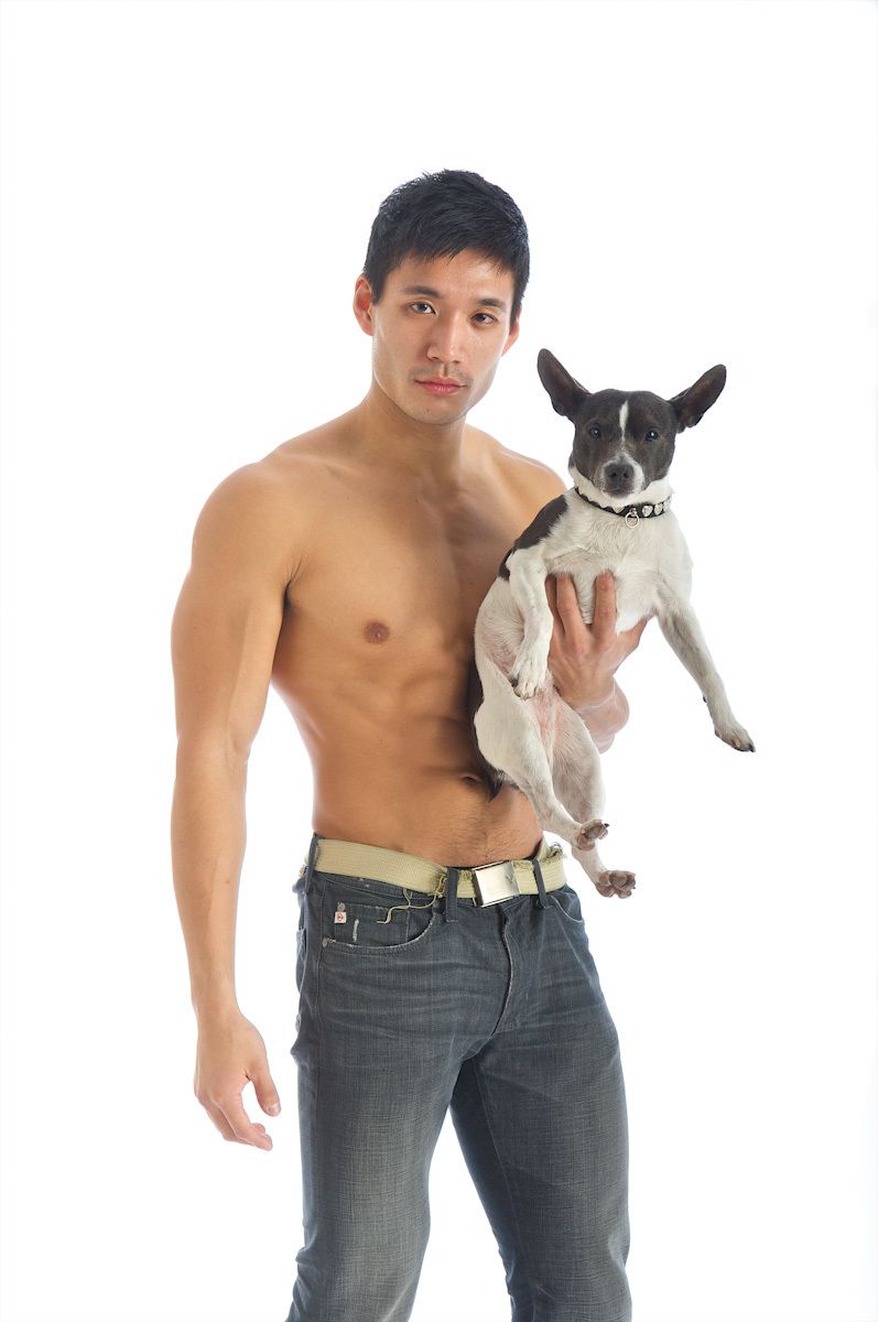 Man and dog man and dog stock