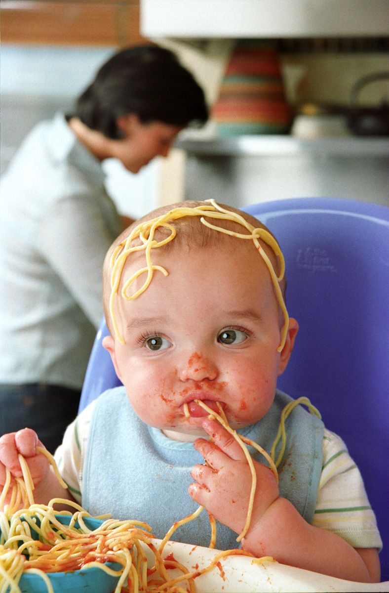 baby eating baby eating