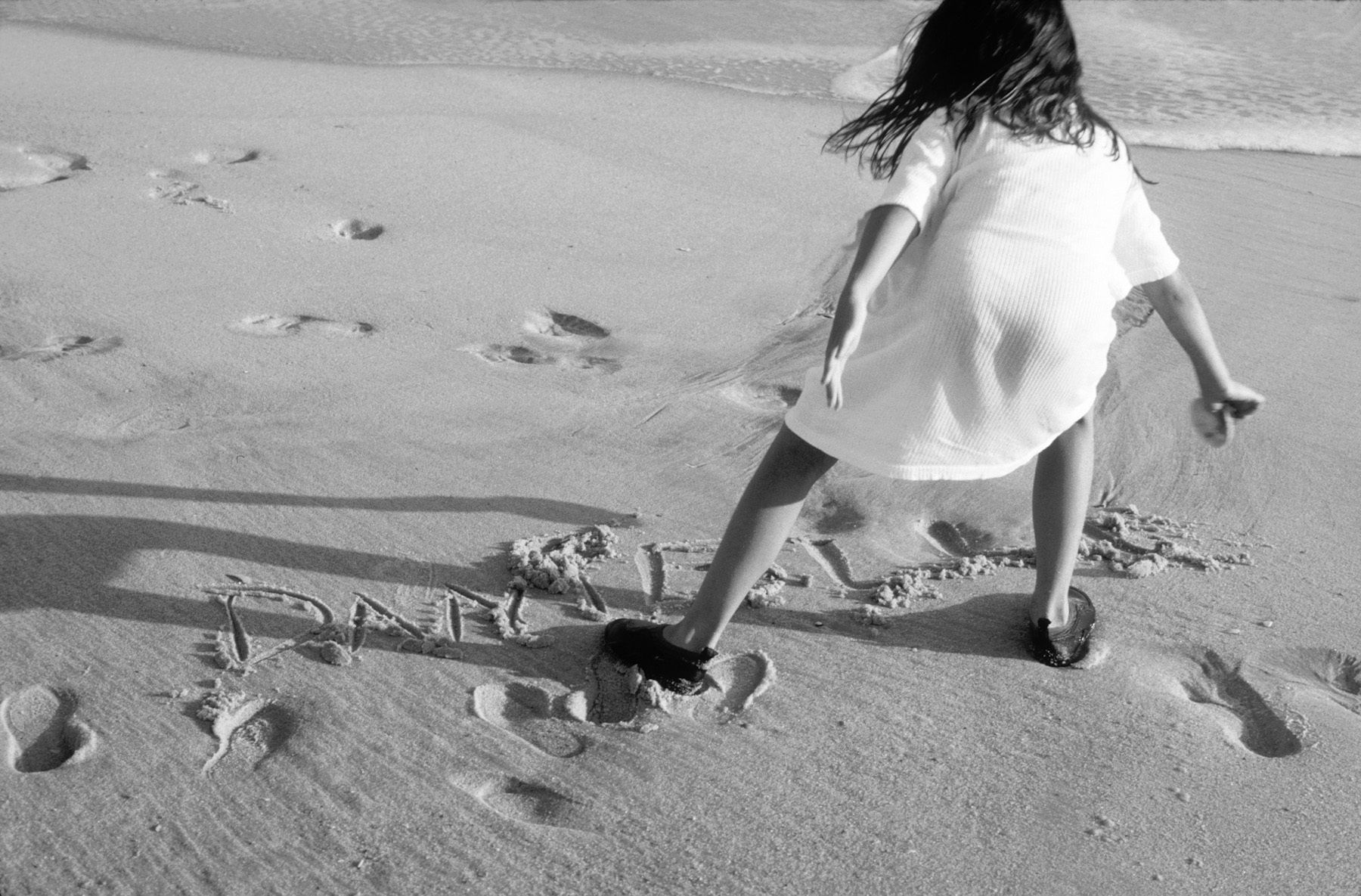 writing in the sand writing in the sand