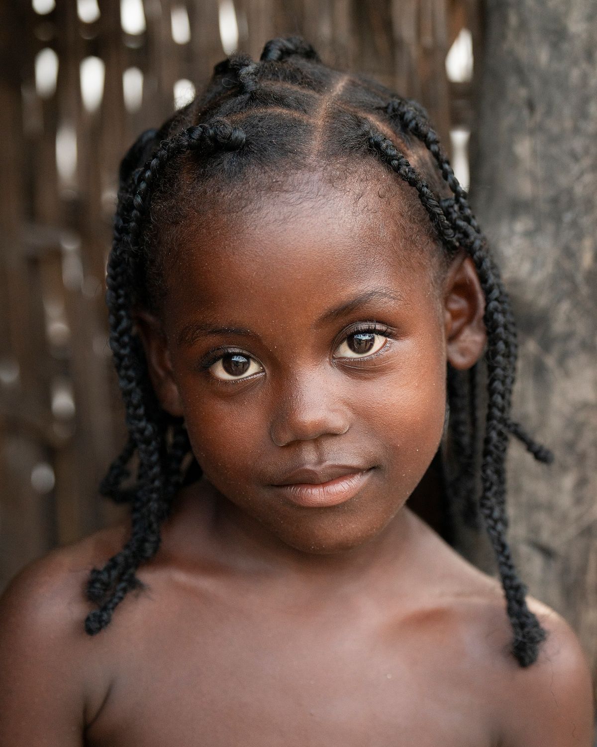 Lovely Madagascar child Golden Child