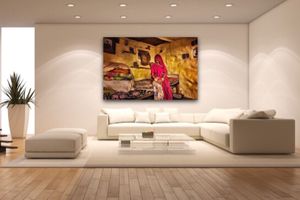 Room with large white sofa
