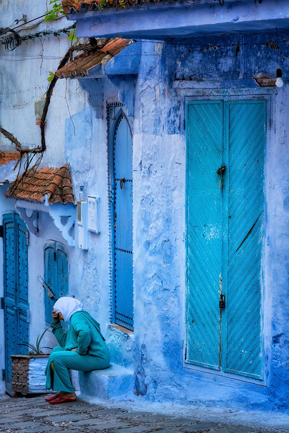 Street Life in the blue city