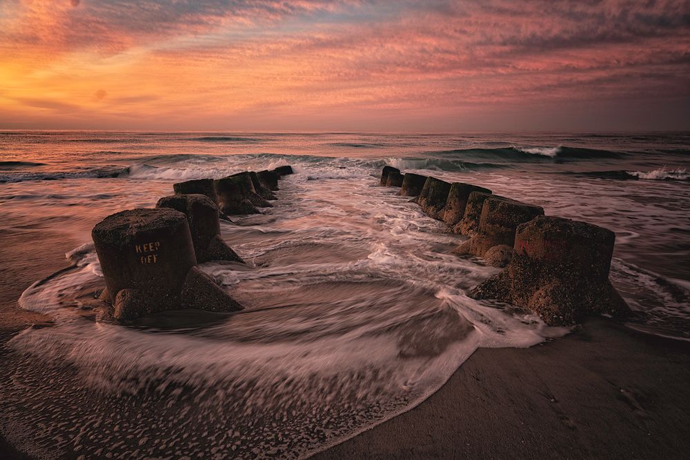 Swirling Jetty Surf