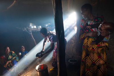 Life inside the hut, Sukuma Village, Tanzania Sukuma Life
