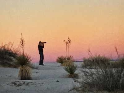 Sunset White Sands National Park NM