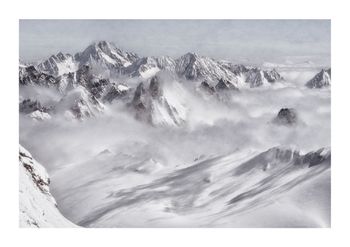 Pigment Print on Fine Art Paper Titlis: Rolling Fog