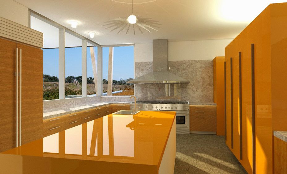 The east windows in the kitchen bring the morning sun 1tr_new_kitchen