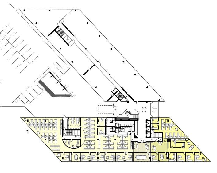 First floor with full floor suites. 1Bayside_Plaza_Office_Building_3
