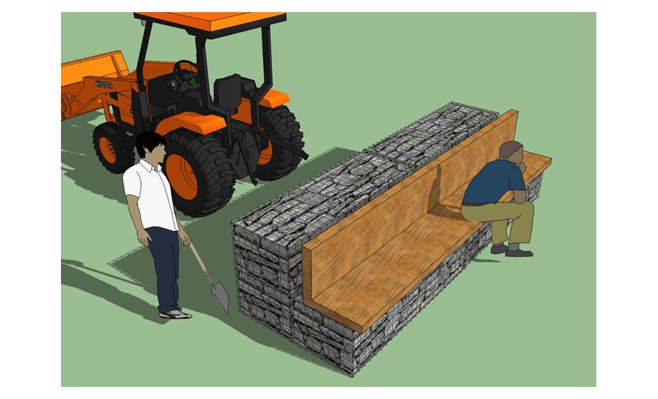 A bench in the Education Grove 1leaf_center_final_10