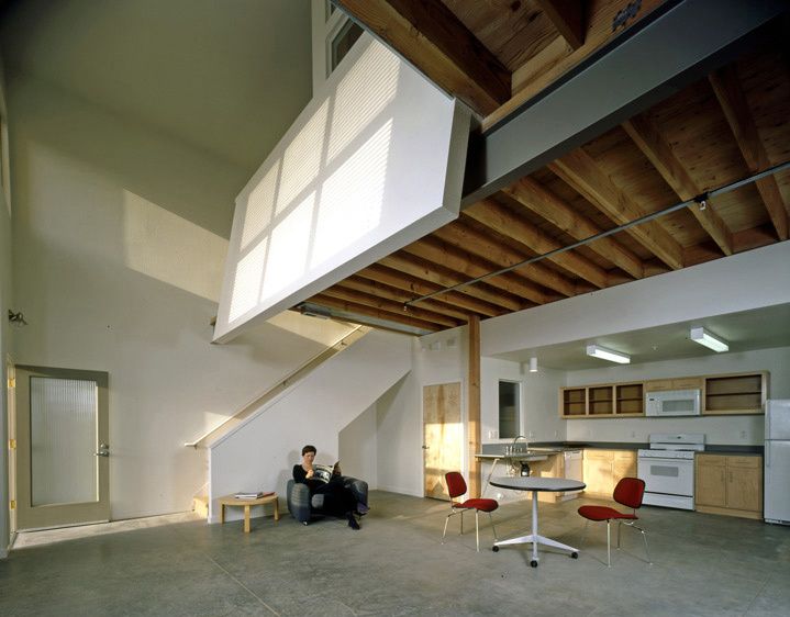 Open and flexible work area with living above. 1Historic_Old_School_Lofts_6