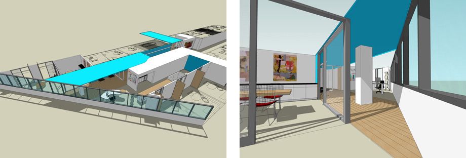 The accute floor areas of the building have resulted abundant natural light and views of the Bay. 1Bayside_Plaza_Office_Building_6