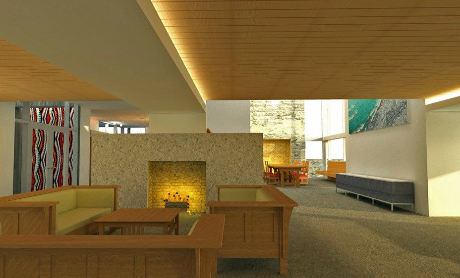 Quiet reading space in the living room 1tr_f