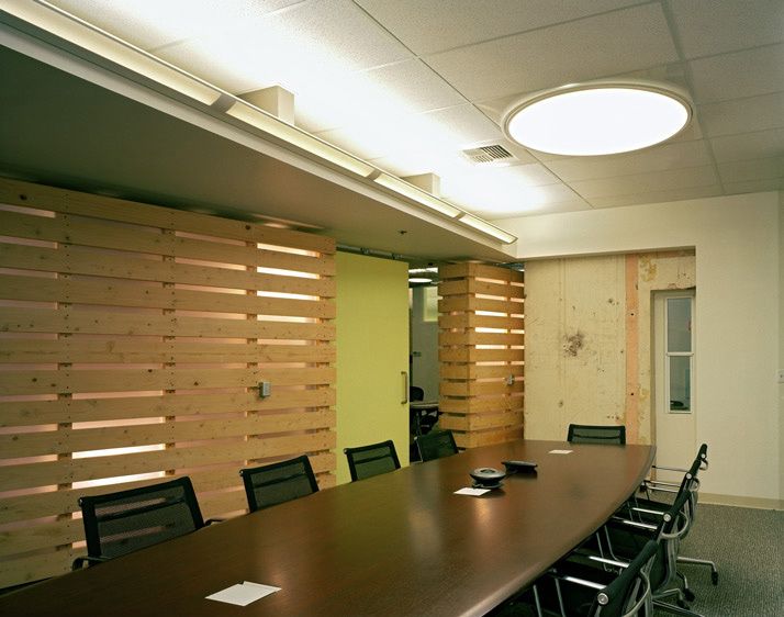 The conference room is in the state of construction. 1Sutter_Health_Construction_Office_3