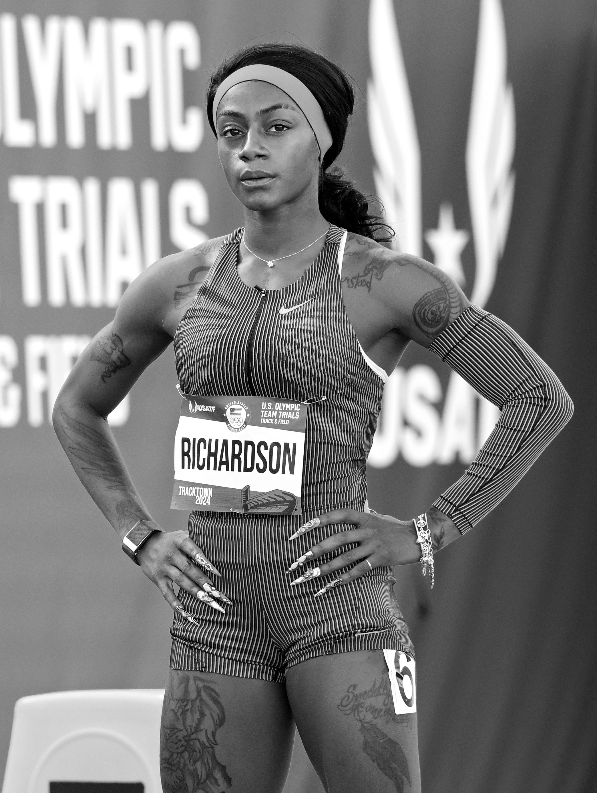 Sha Carri Richardson 100m 2024 olympic trials.