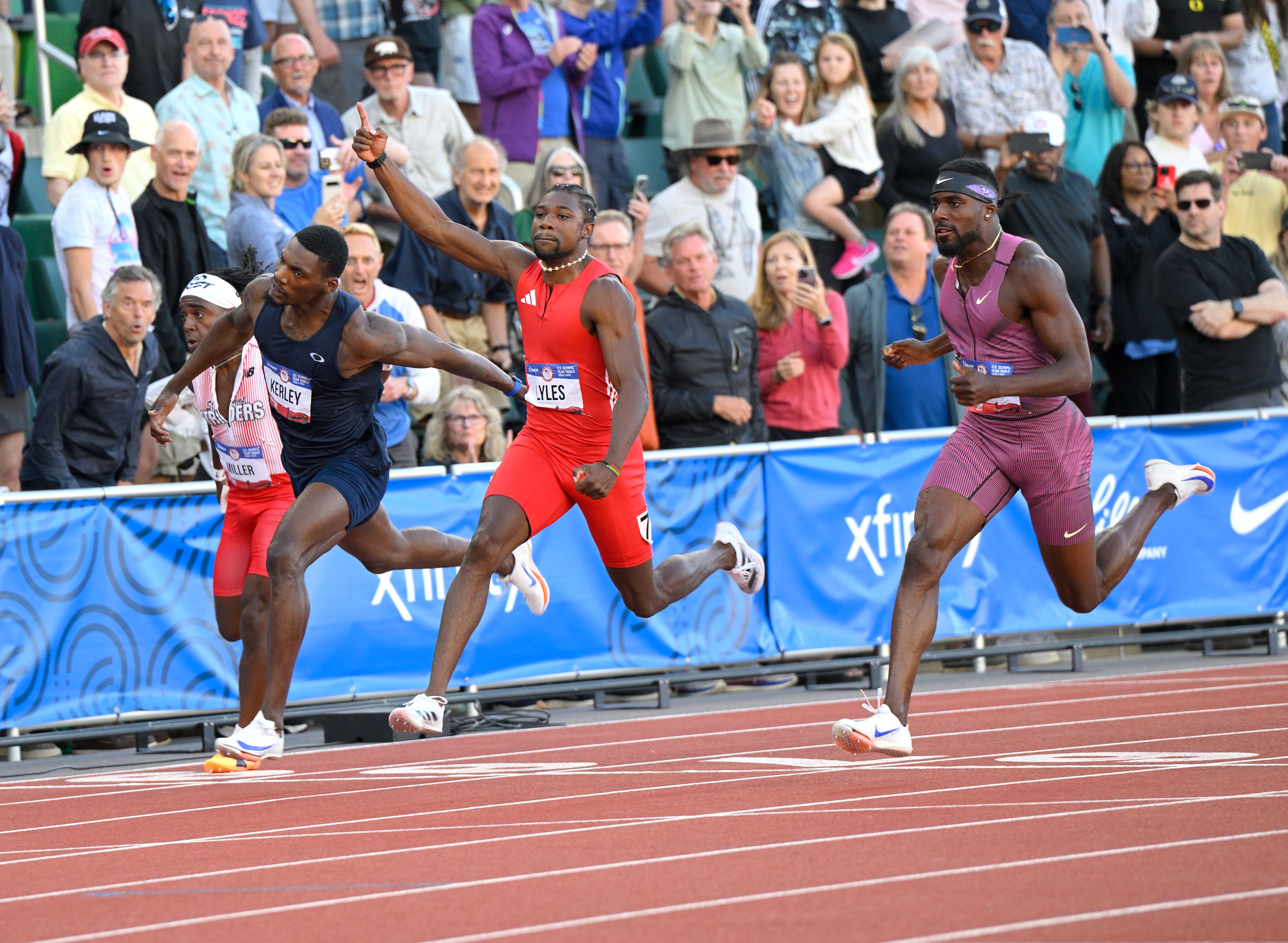 lyles 100m 2024 US Oly trials day 3  jeff cohen photo  3851 copy.jpg