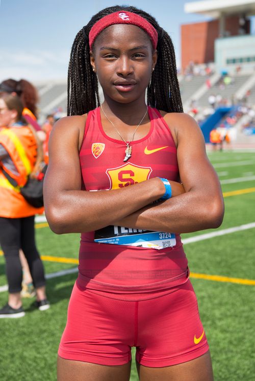 Tee Tee terry USC track and Field  100 meters