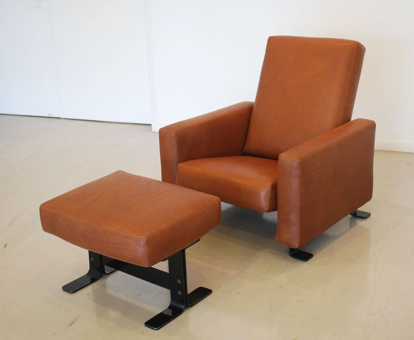 Restored Scarpa Armchair & ottoman