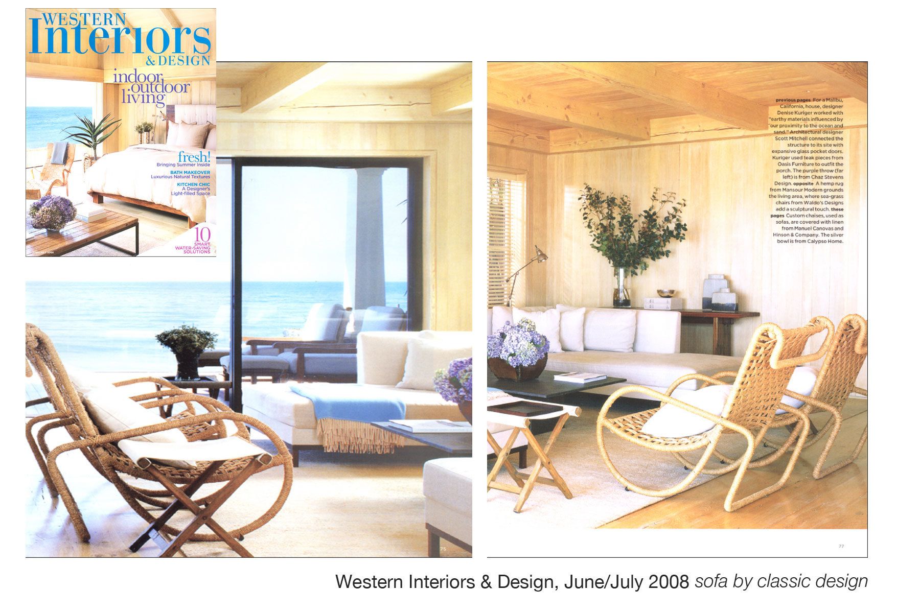 Western Interiors & Design Magazine, June/July 2008