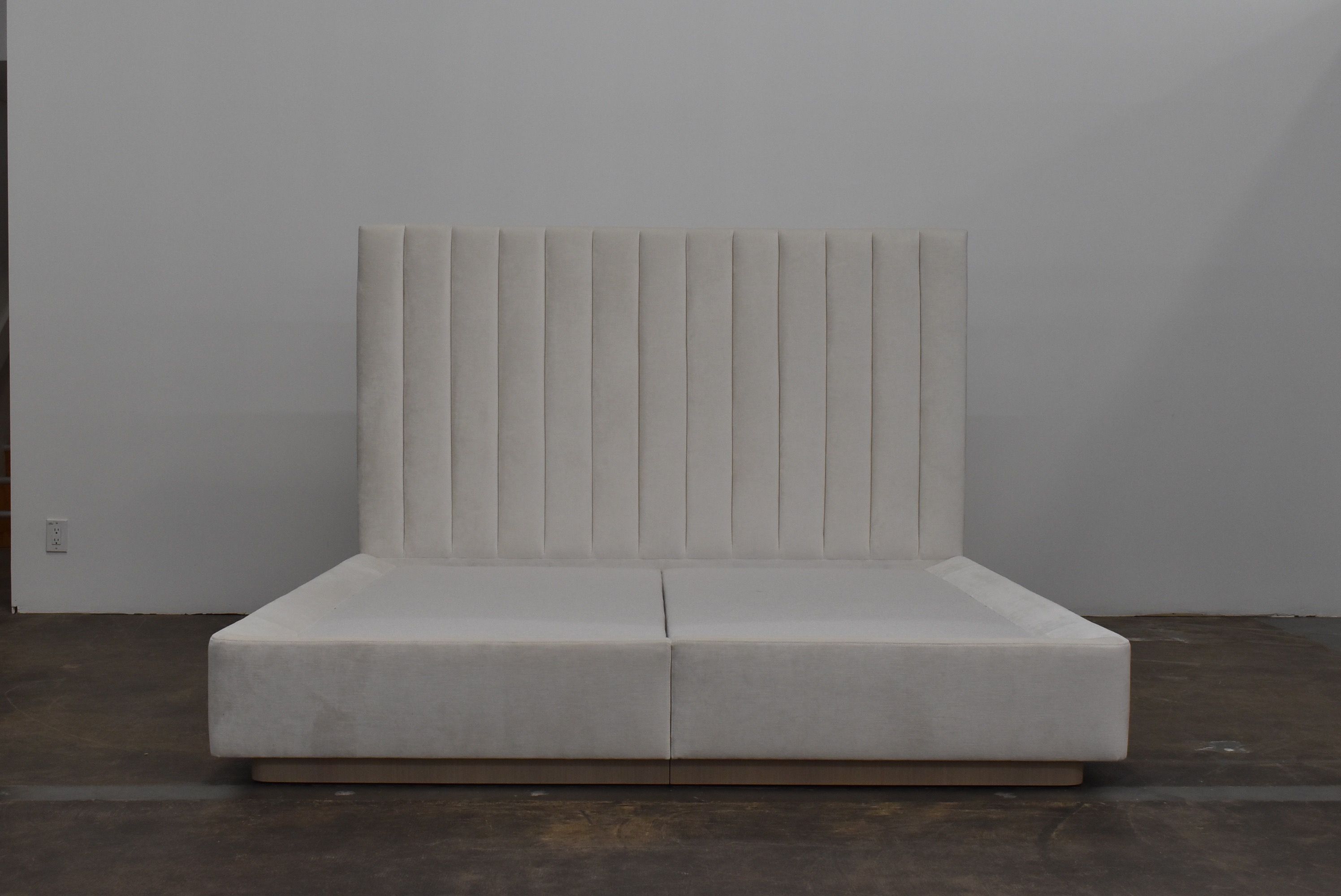 Classic CD Bed with Channeled Headboard