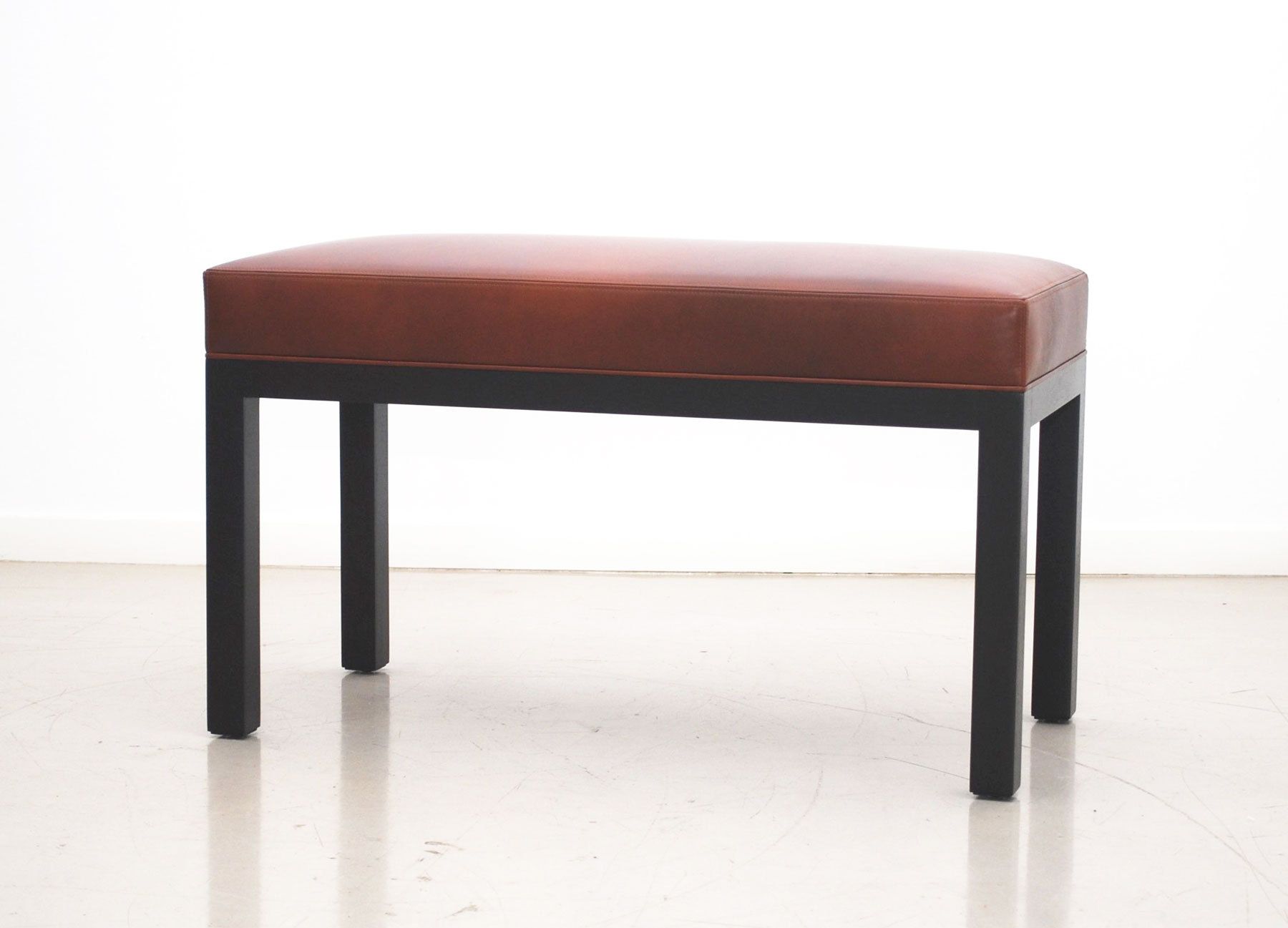 Custom Leather Piano Bench