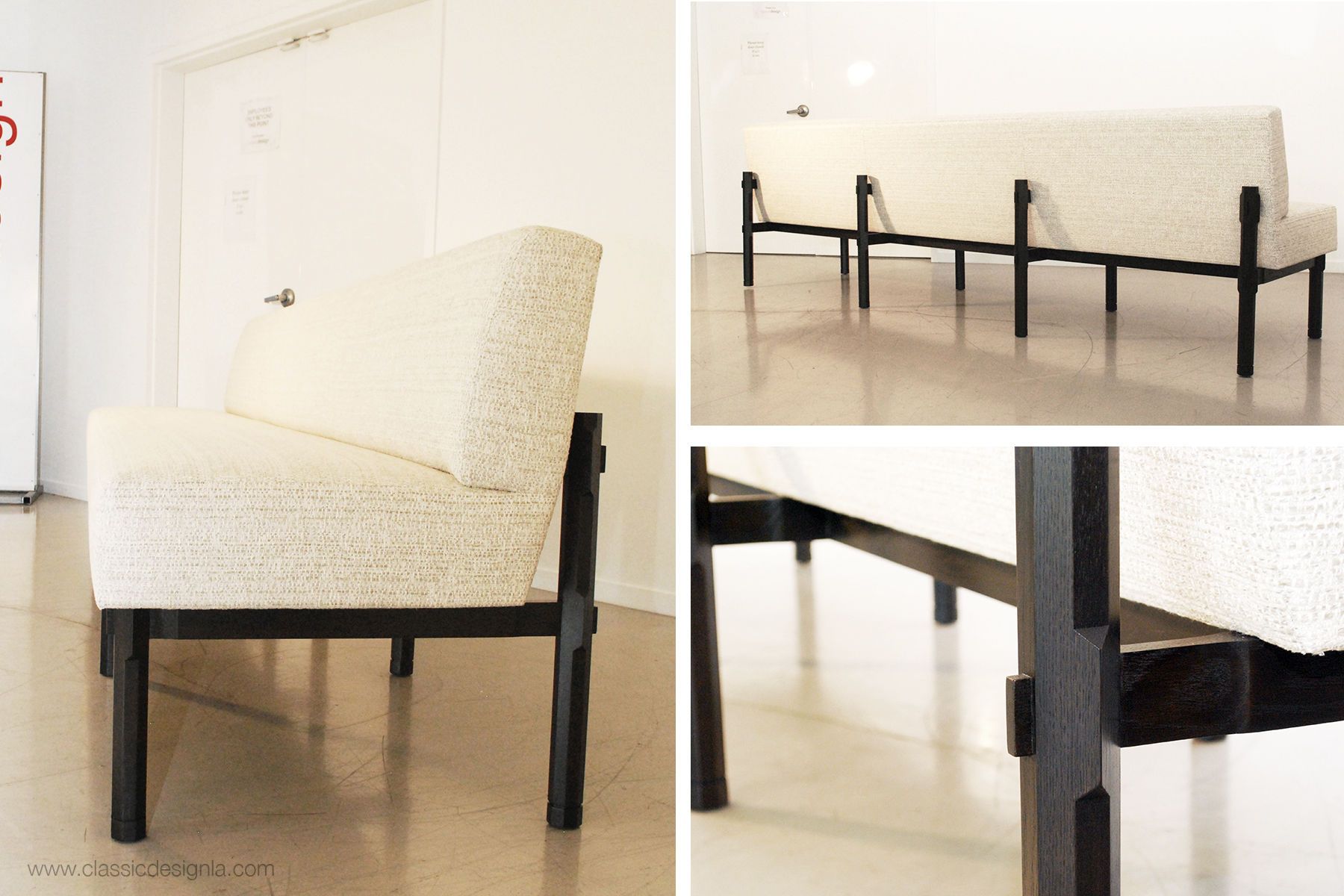 Ico Parisi inspired Banquette Bench/Sofa