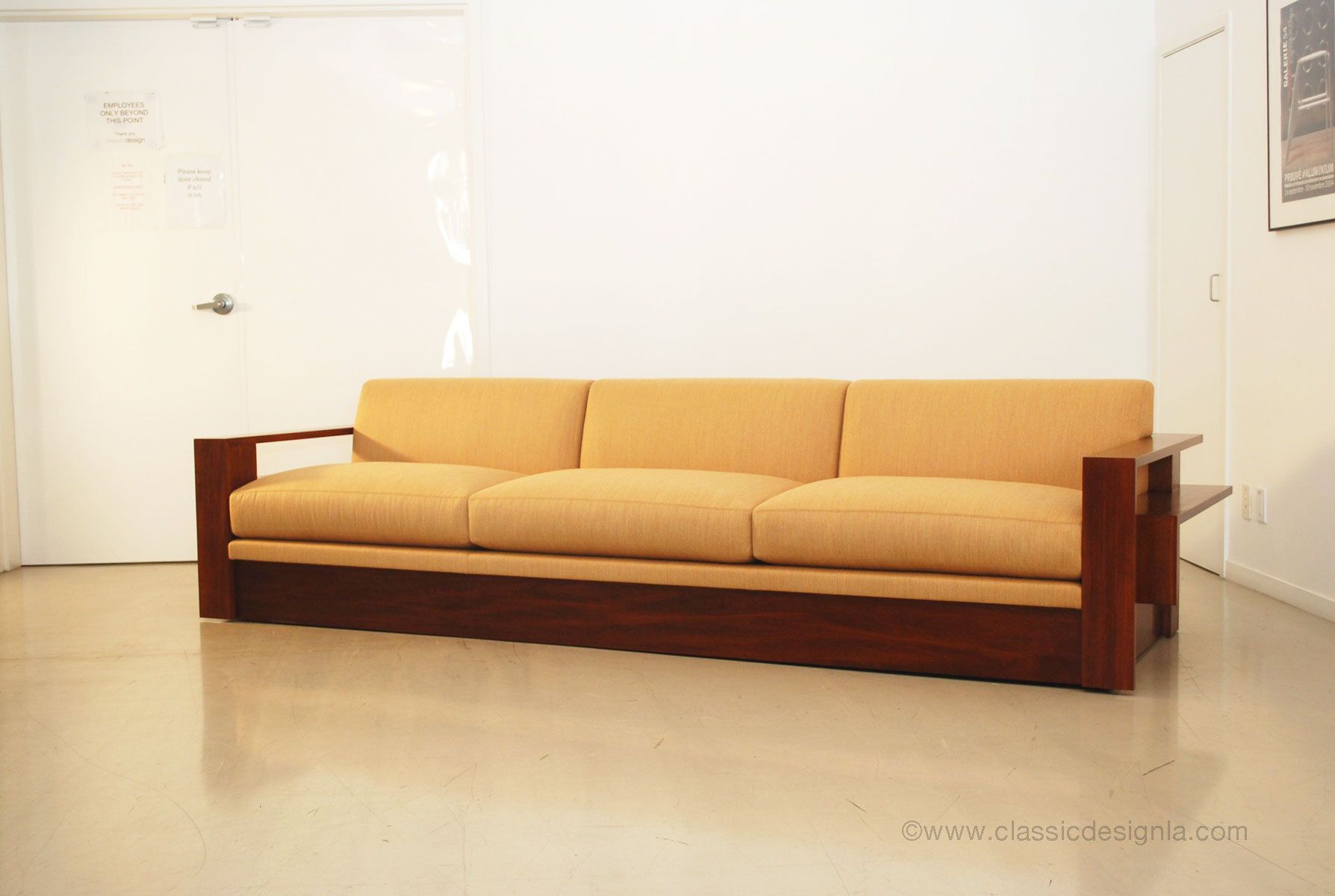 Custom Wood Frame Sofa