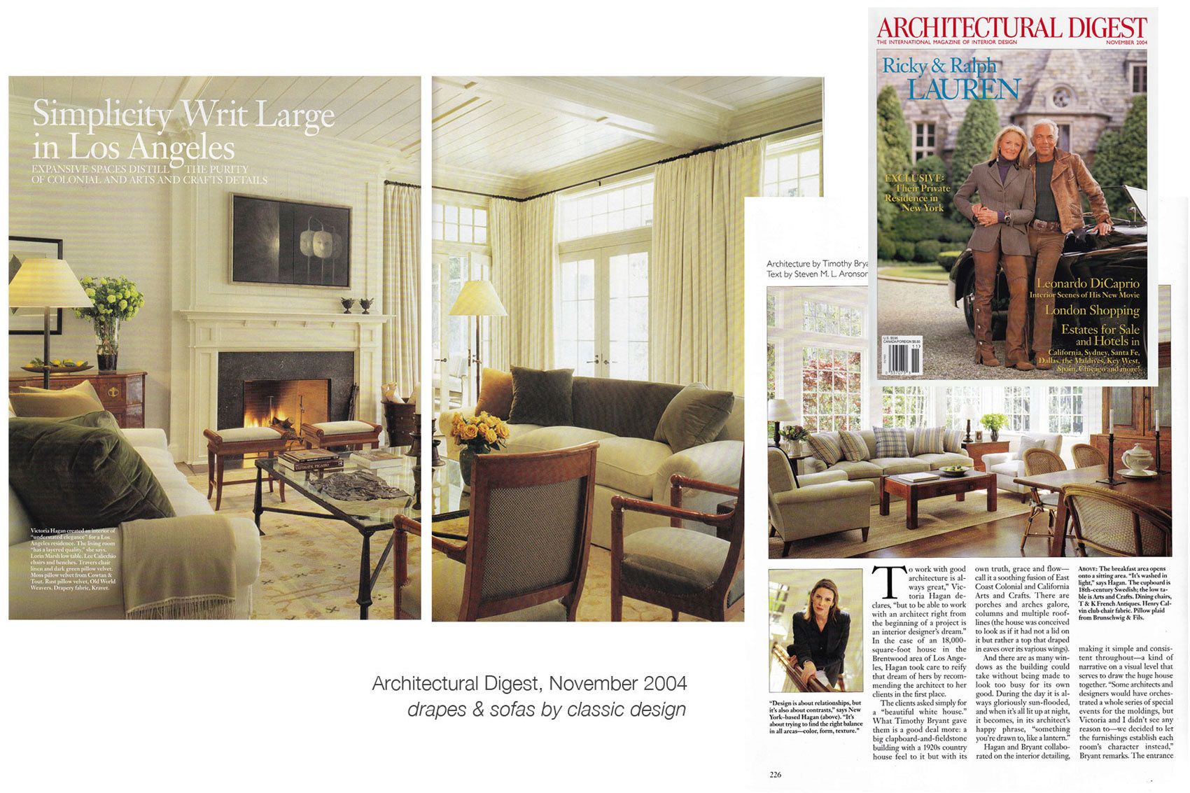 Architectural Digest, November 2004