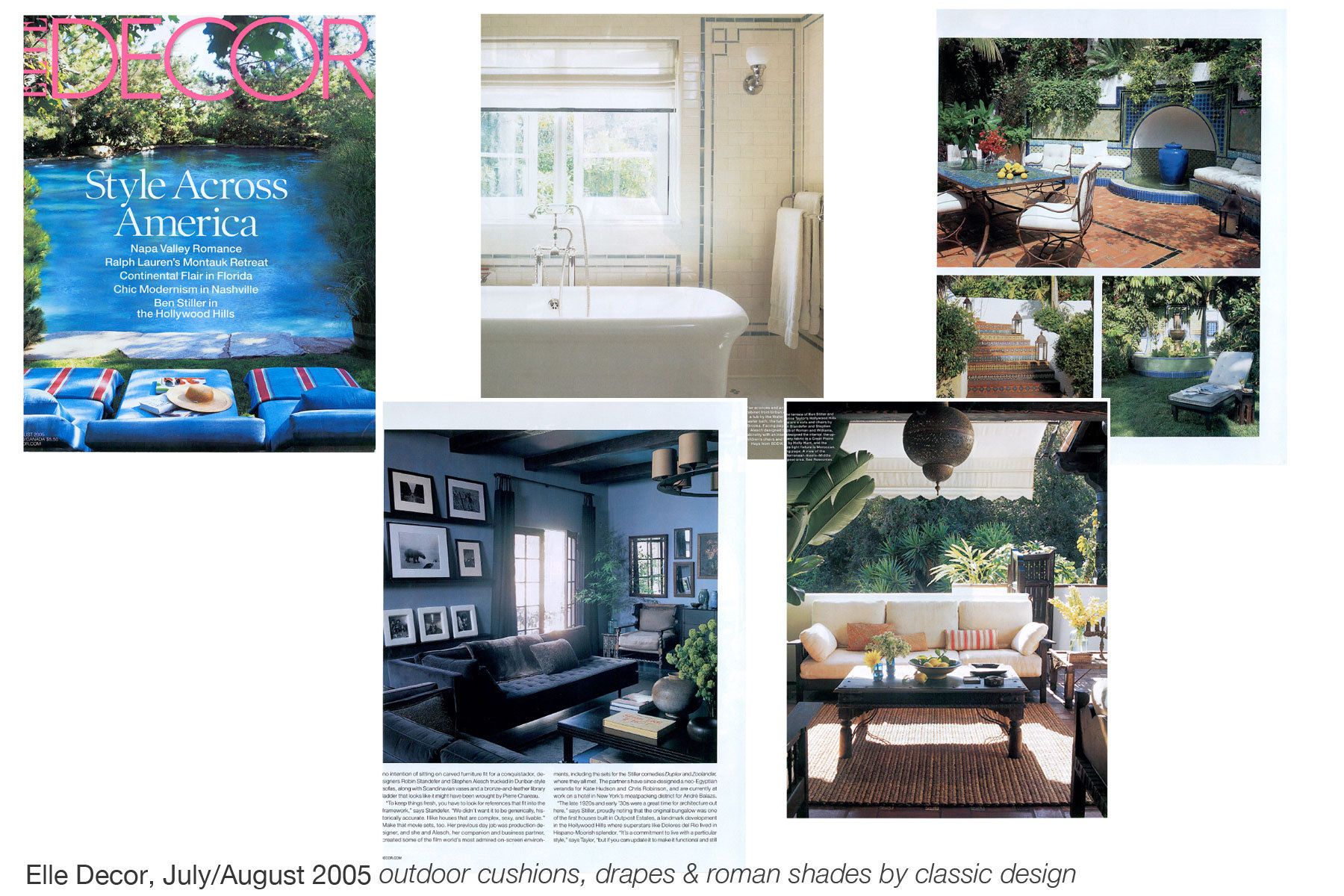 Elle Decor, July/August 2005