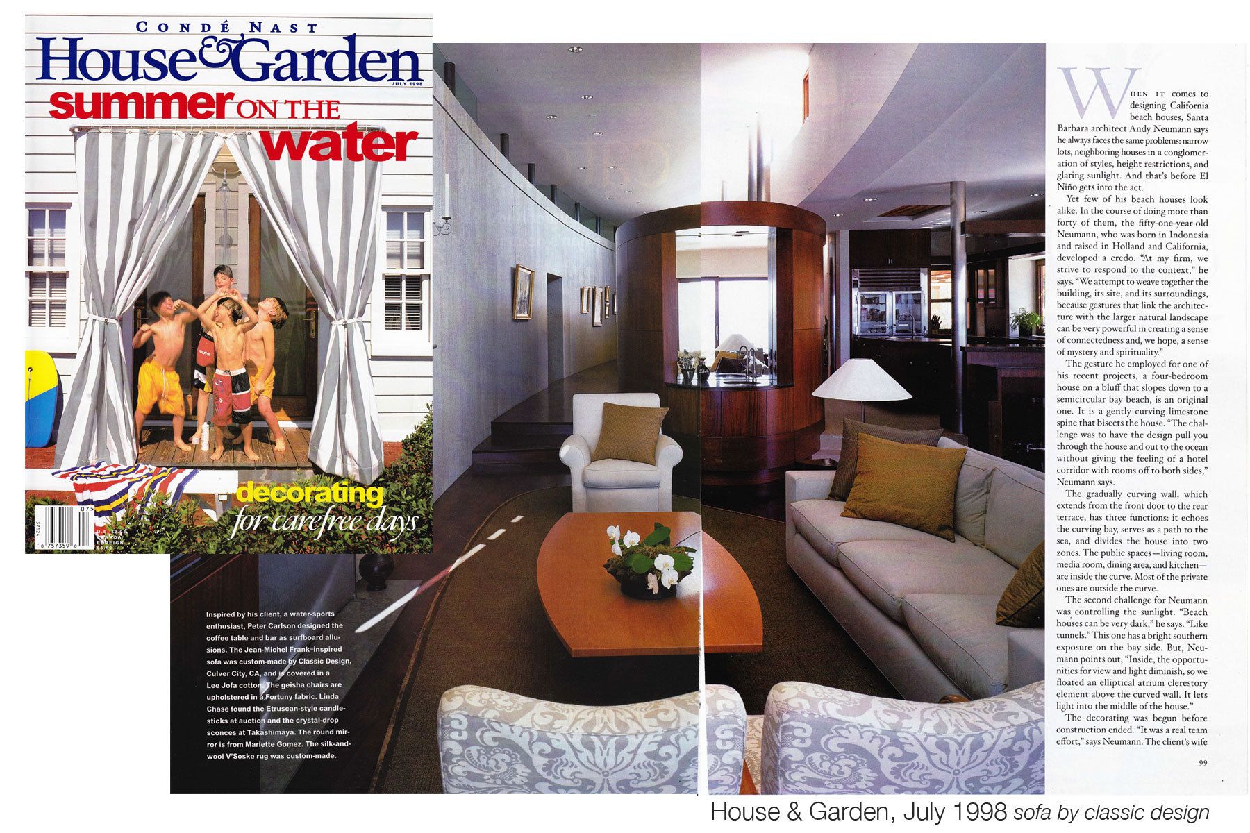 House & Garden Magazine, July 1998