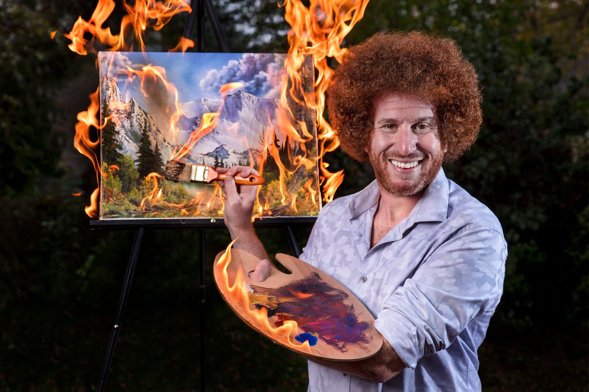 Happy Accidents • An Homage to Bob Ross