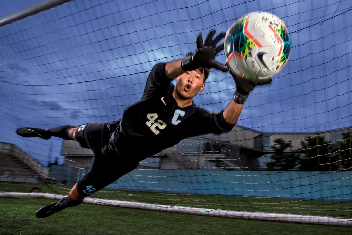 Columbia University Goalkeeper Eric Chang