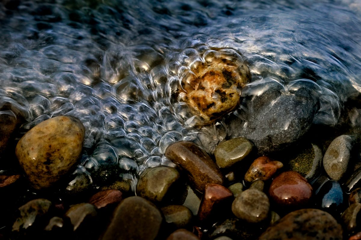 Lake Stones. Lake Ontario, New York