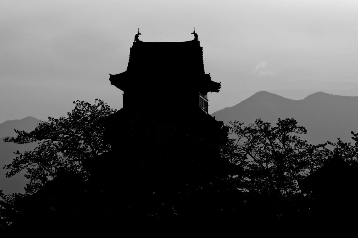 Matsumoto-jo or Crow Castle. Matsumoto, Nagano, Japan