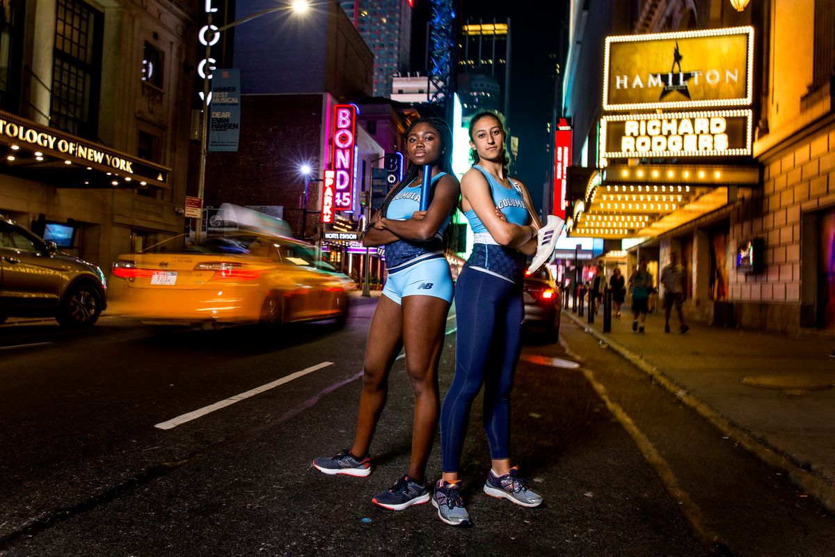 Columbia  University Track & Field's Iman Sule & Maryam Hassan