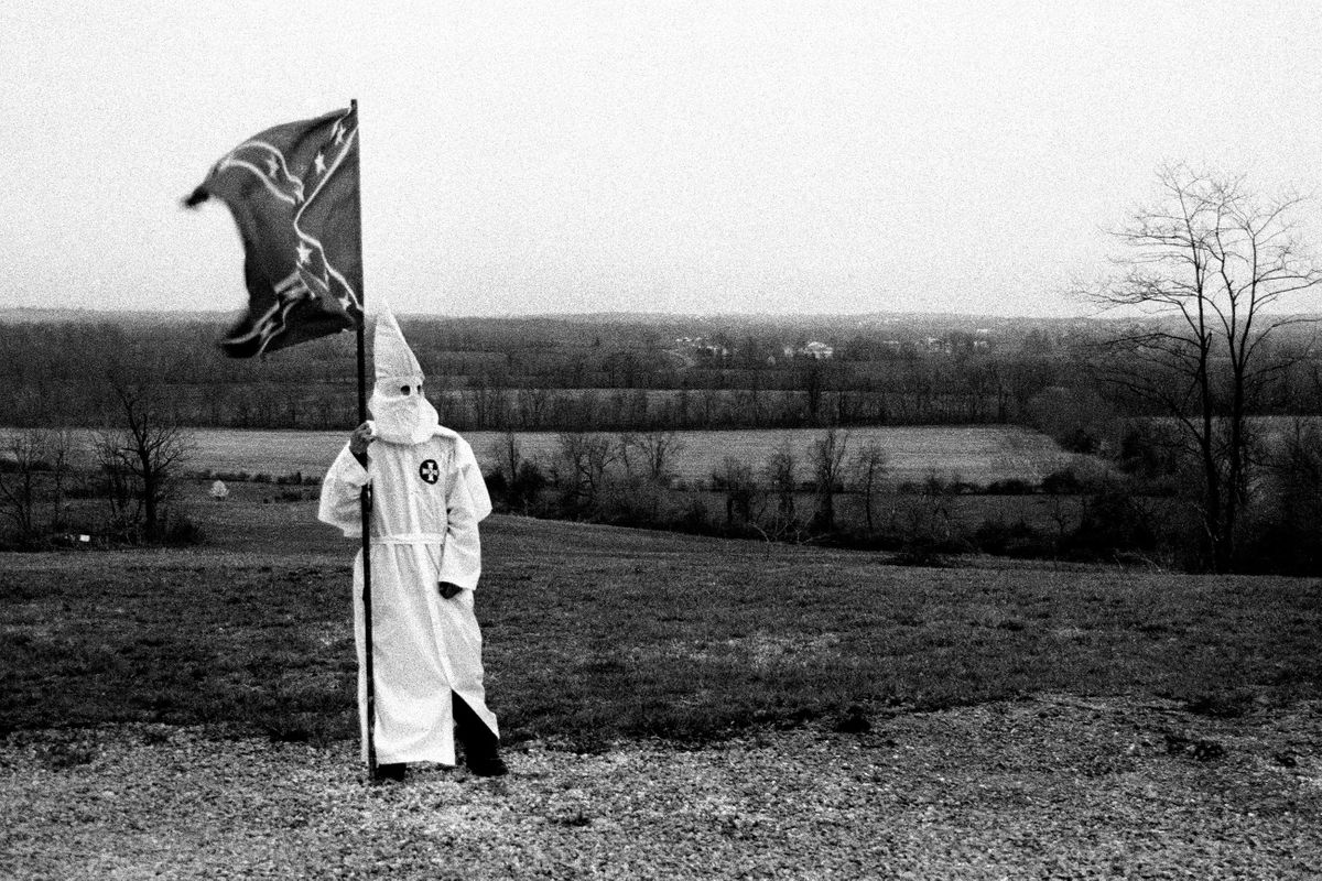 Invincible Knights of the Ku Klux Klan gathering. Frederick, Maryland 1994