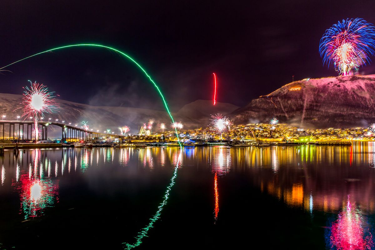 New Years Eve. Tromsø, Norway