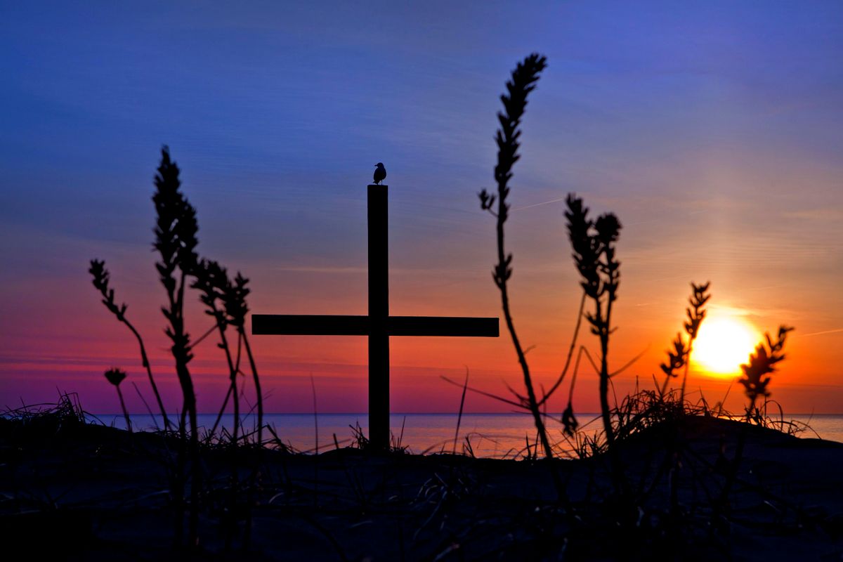 Easter Sunrise. Ocean Grove, New Jersey