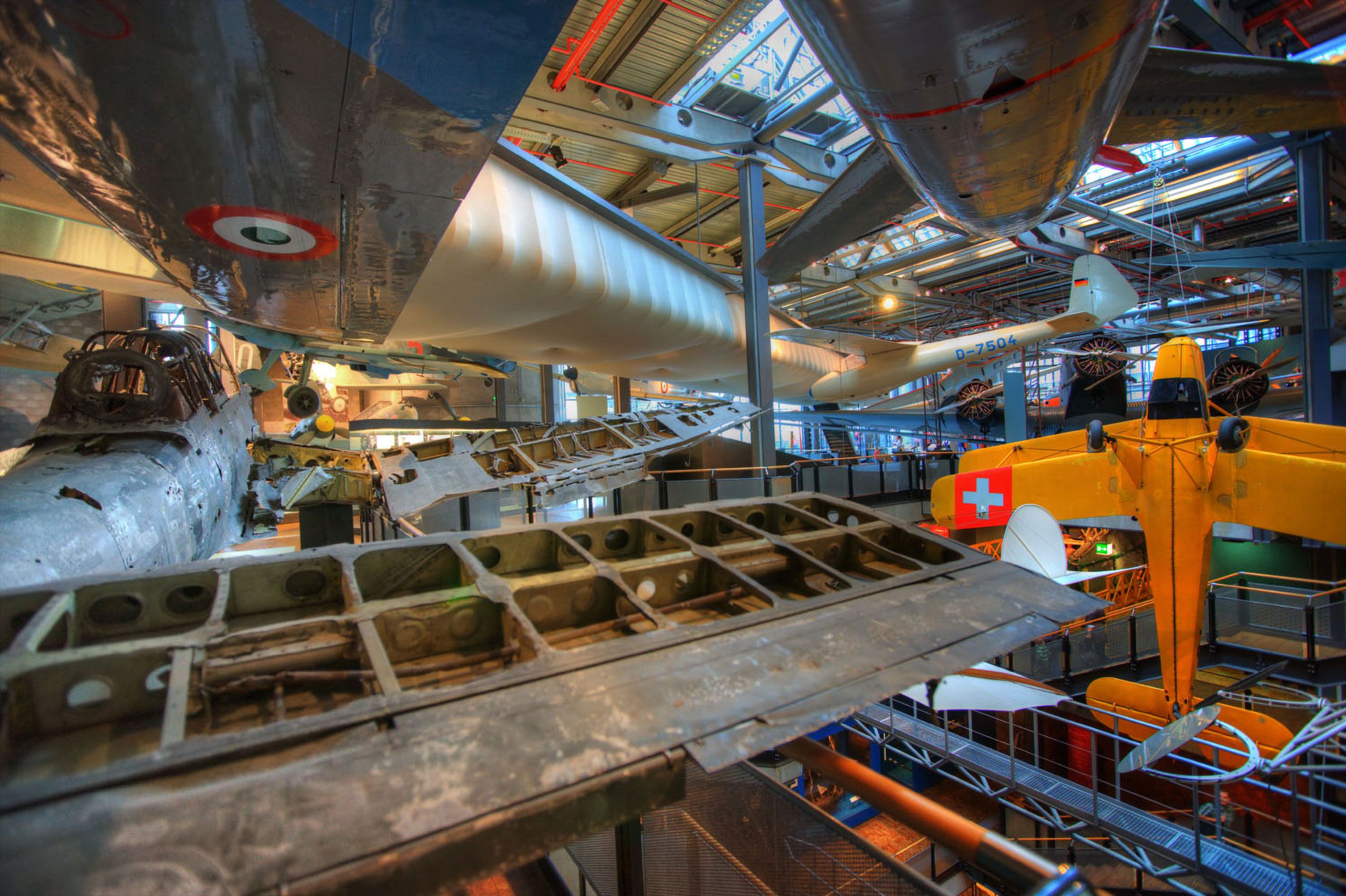 German Museum of Technology  airplanes Berlin Germany