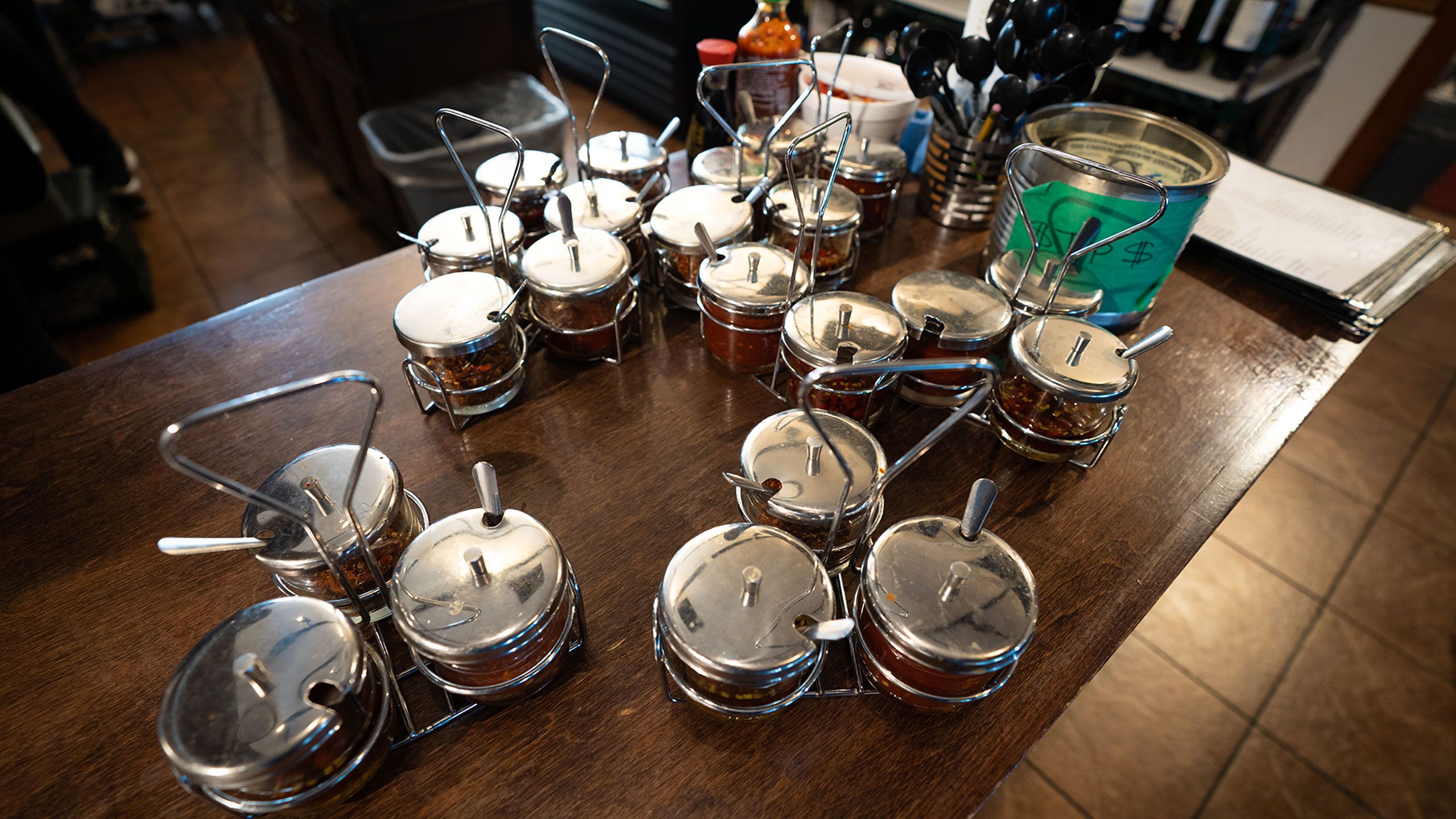 Spice condiment servers Coconut on T sacramento califorina