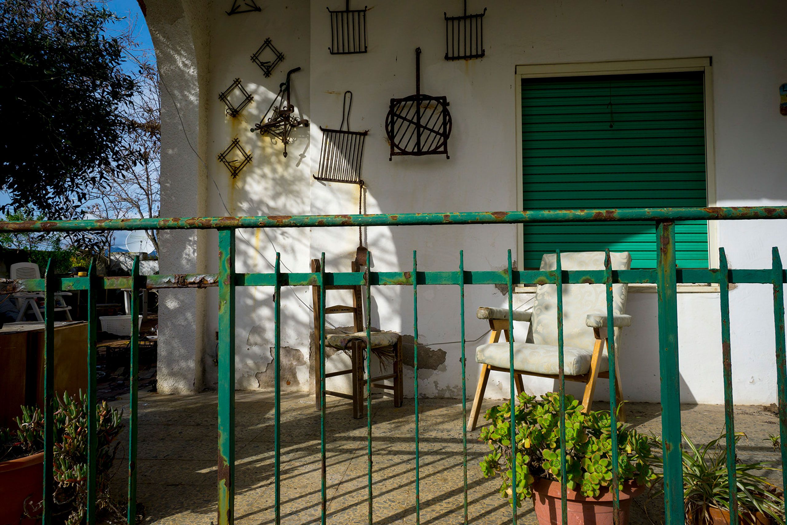 old house porch in Sardinia Italy 