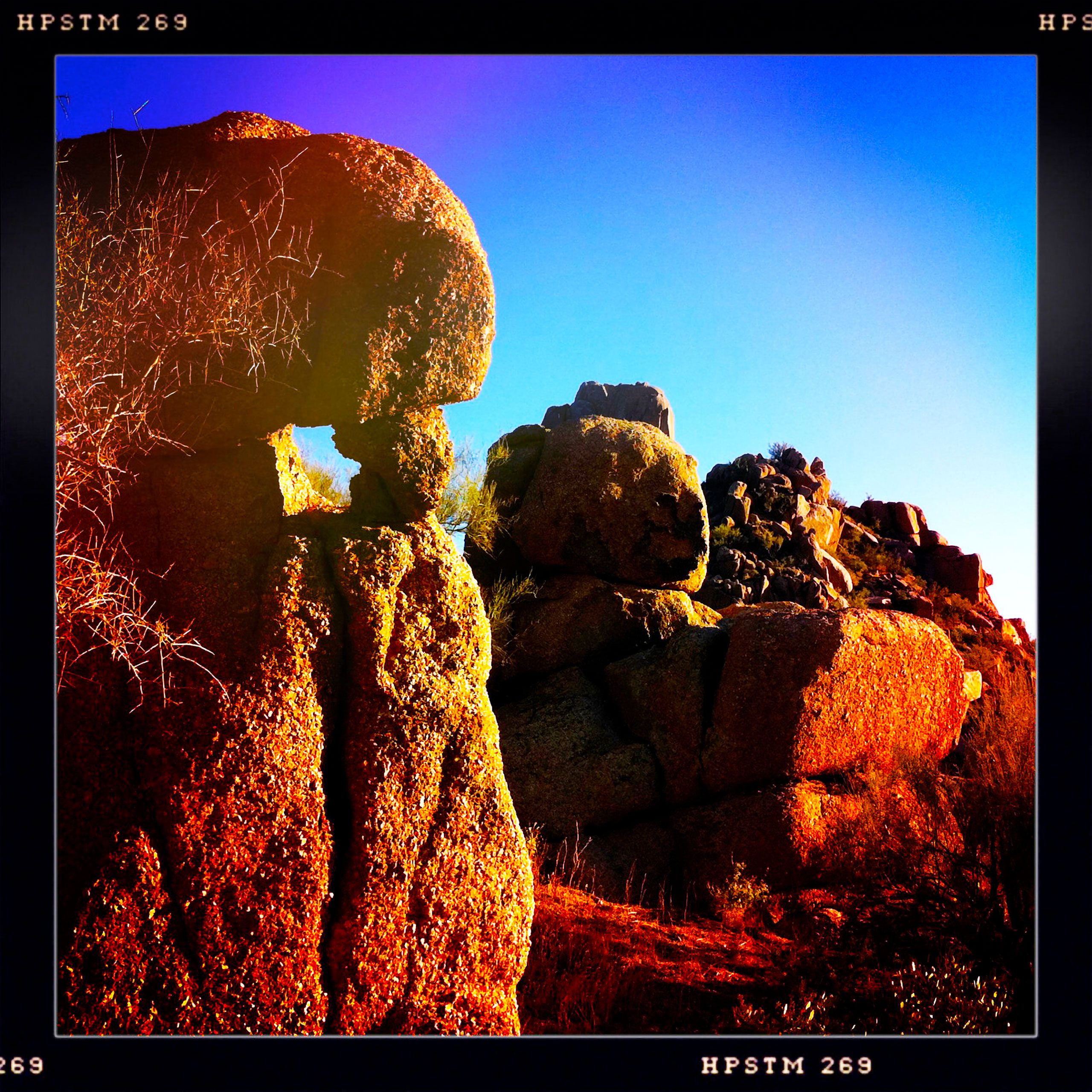 rocks on Pinnacle peak hikeing  trail scottsdale Arizona