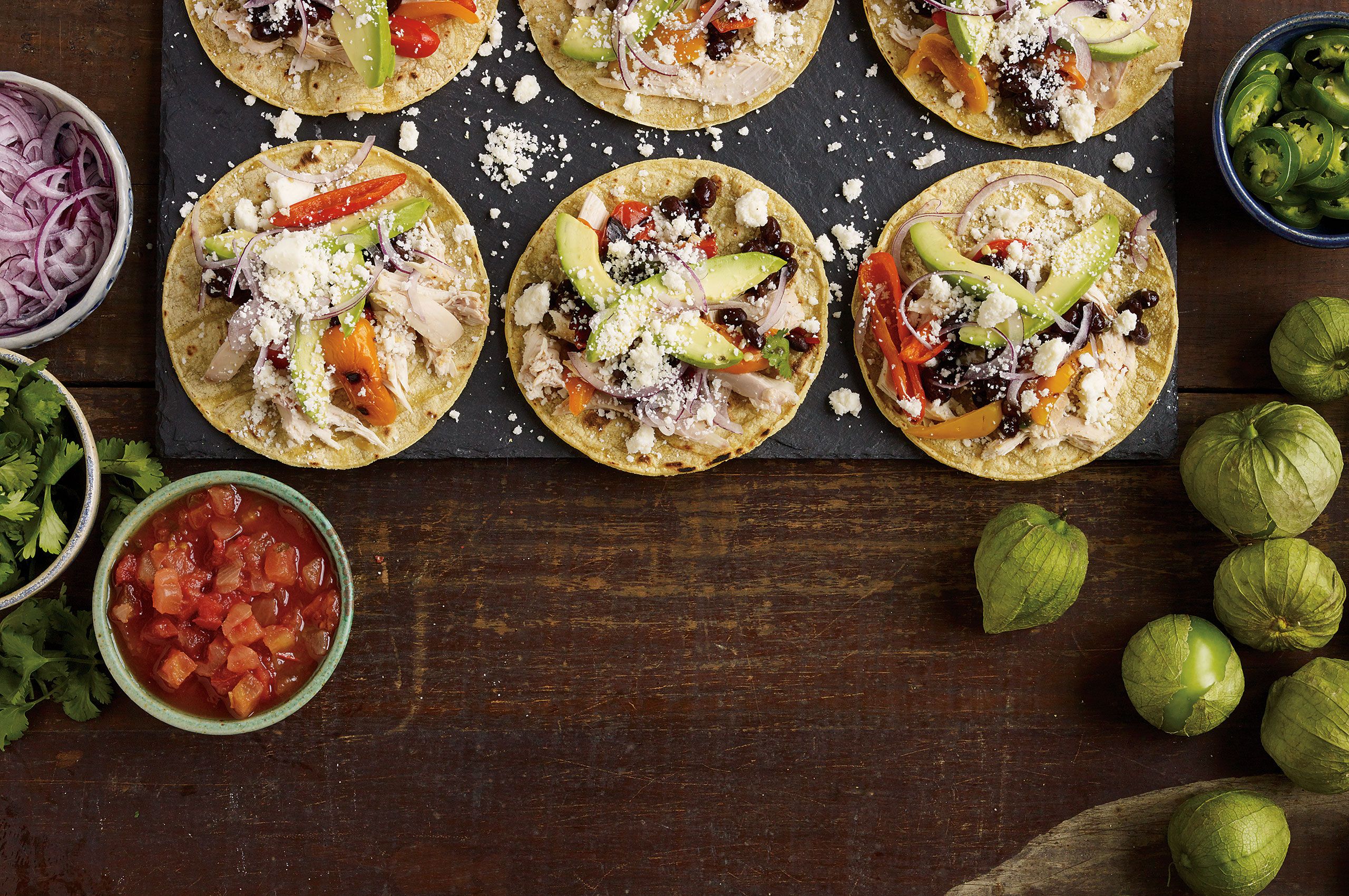 Cogita Mexican How to do it your self Studio commercial food photography photoshoot for Hannaford Bro Co