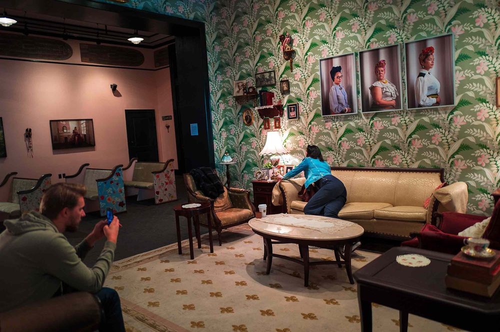 Ace Hotel New Orleans lobby off  bar