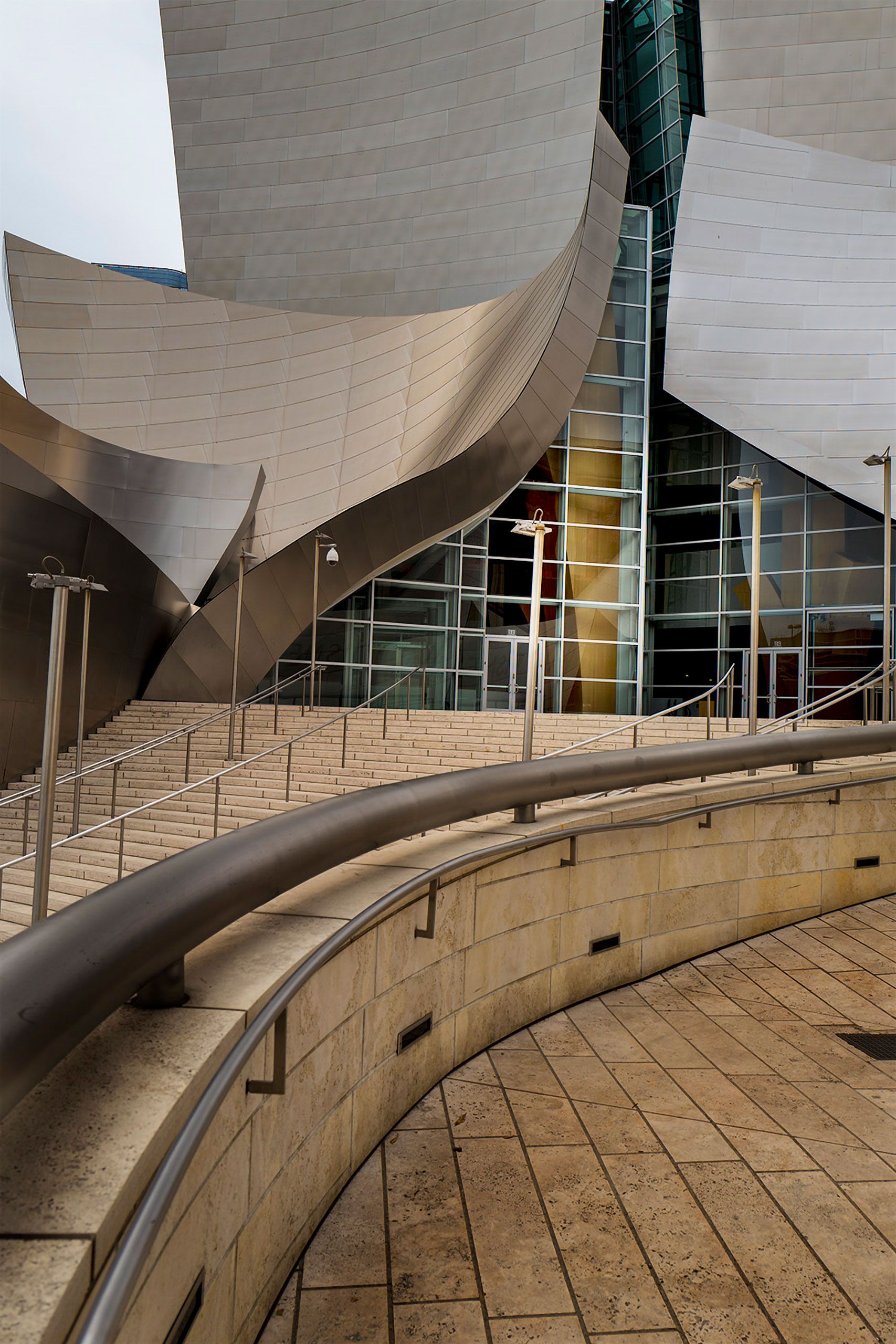 Walt Disney Concert Hall designed by Frank Gehry