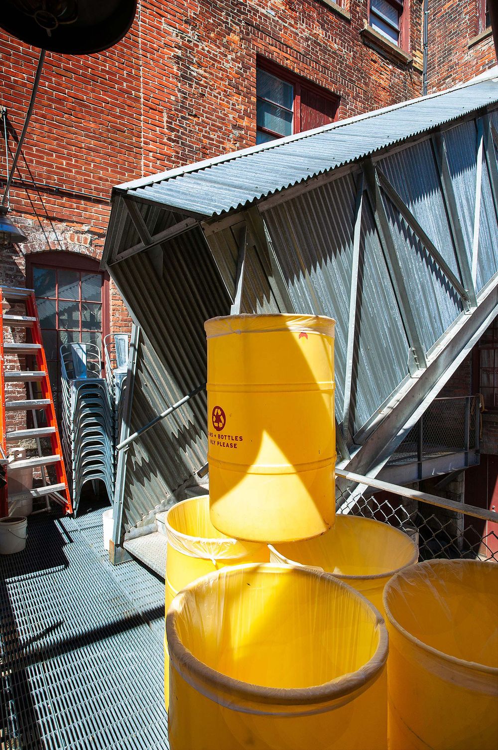 Barrels Outside outback Mass MoCa