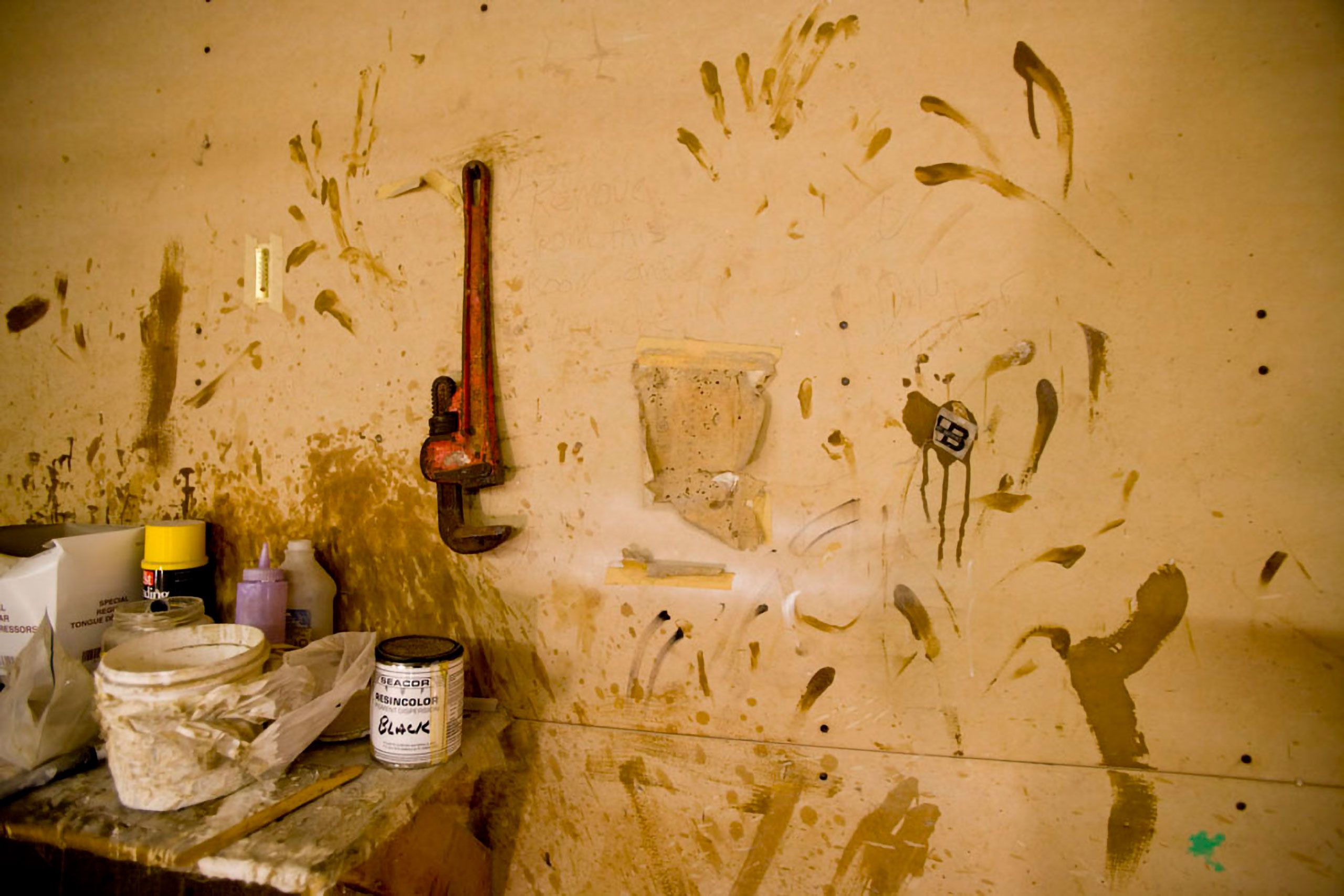 Workshop wall splats
