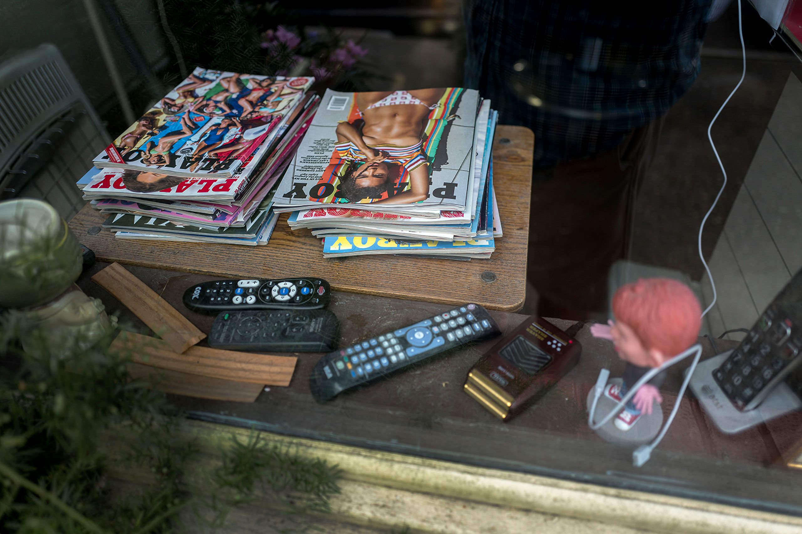 Store window on Magaizine street New Orlands 