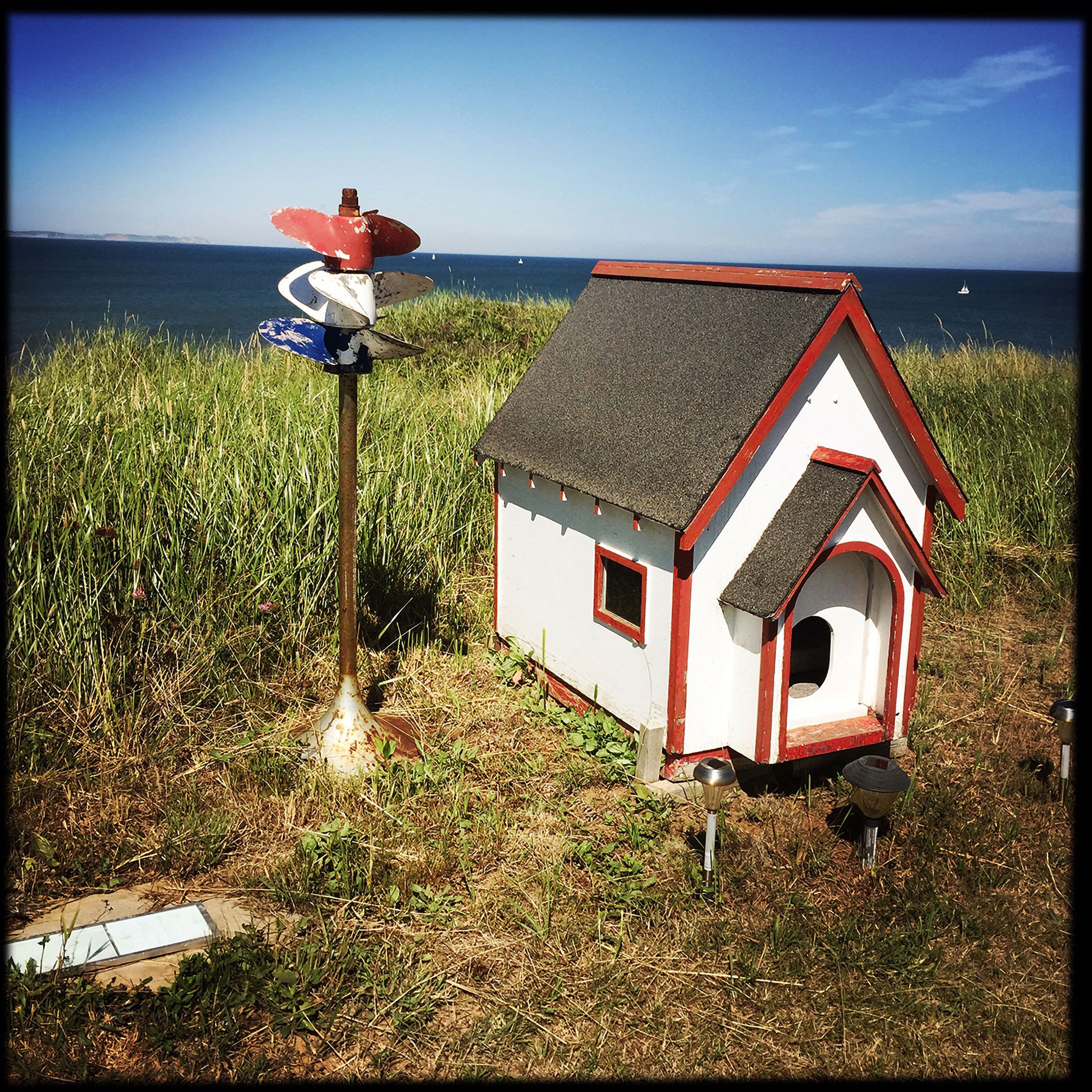dog house  Magdalen Islands Îles de la Madeleine Quebec Canada  Harve Aubert