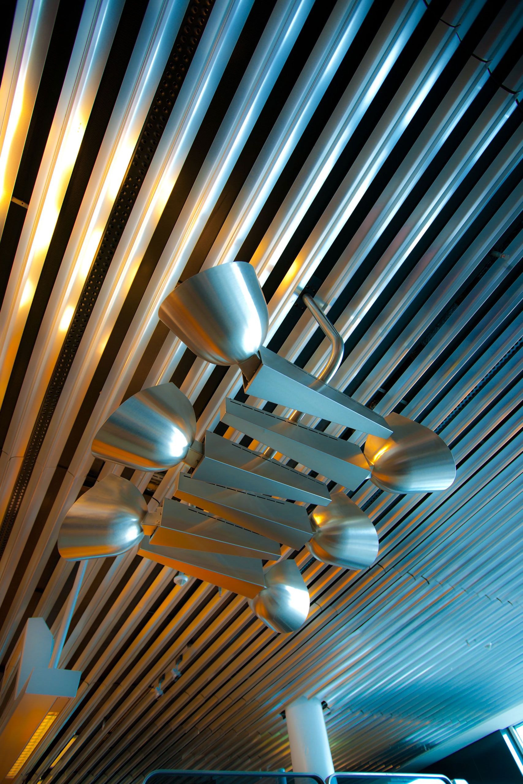 Frankfort air port ceiling germany